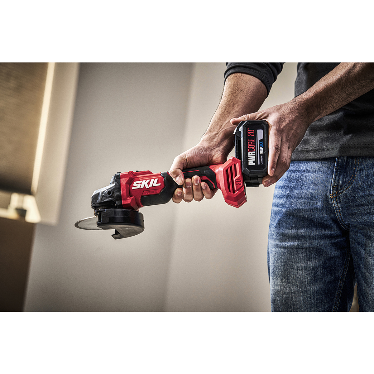 Vinkelslip SKIL 3922 AA Batteridriven Kolborstfri