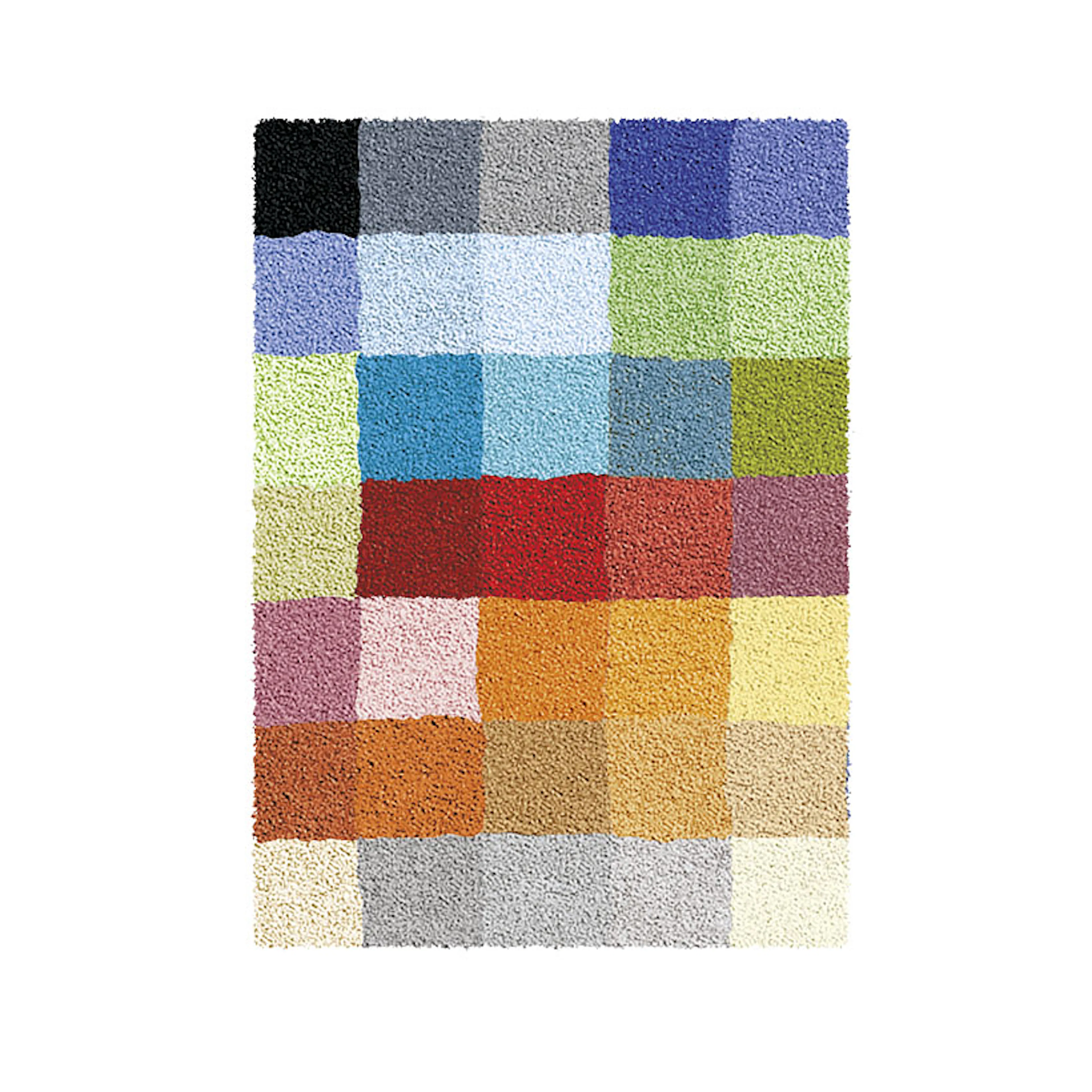 Badrumsmatta Kleine Wolke Cubetto Fyrkantig Flerfärgad