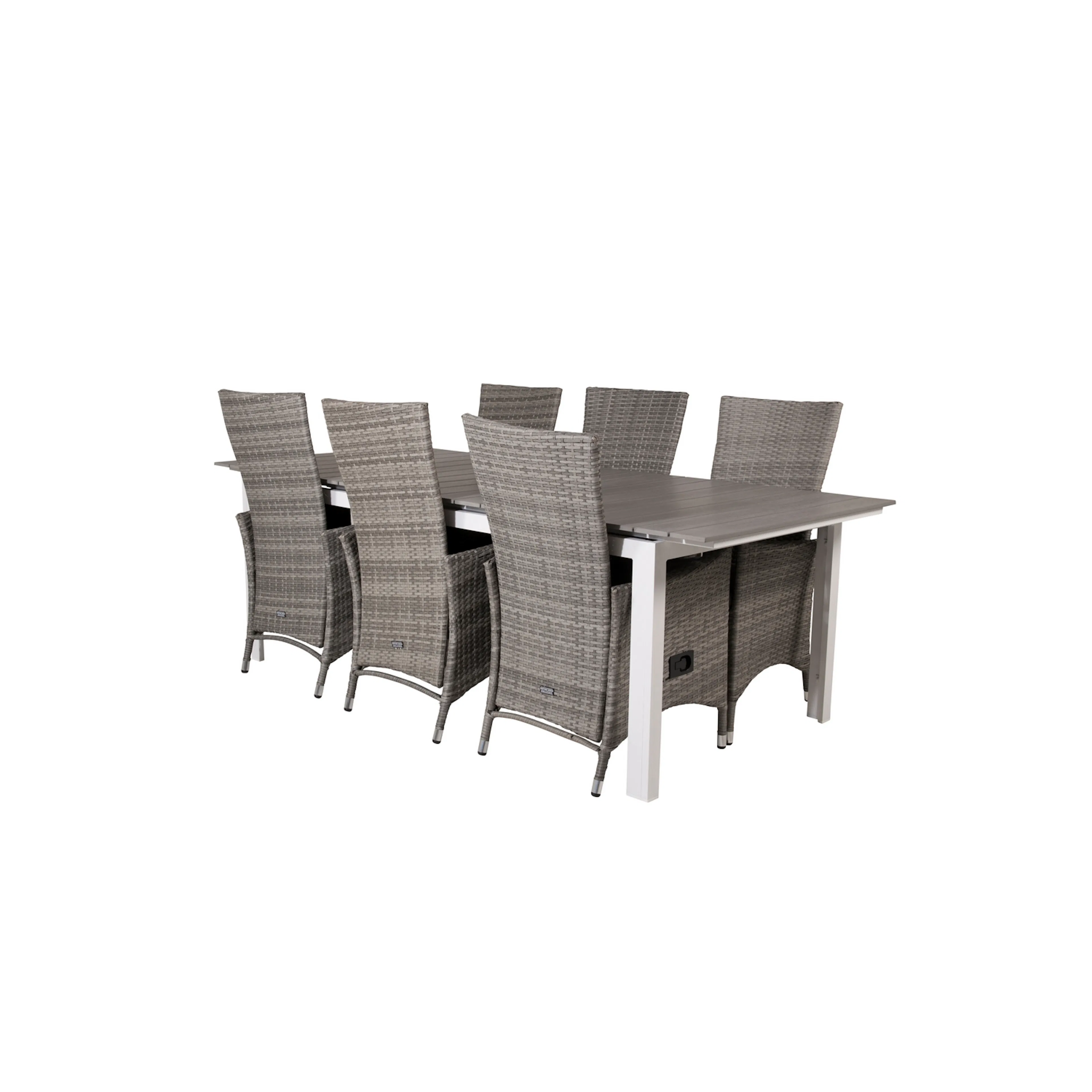Matgrupp Venture Home Lova 224/324 med 6 Pishi Karmstolar