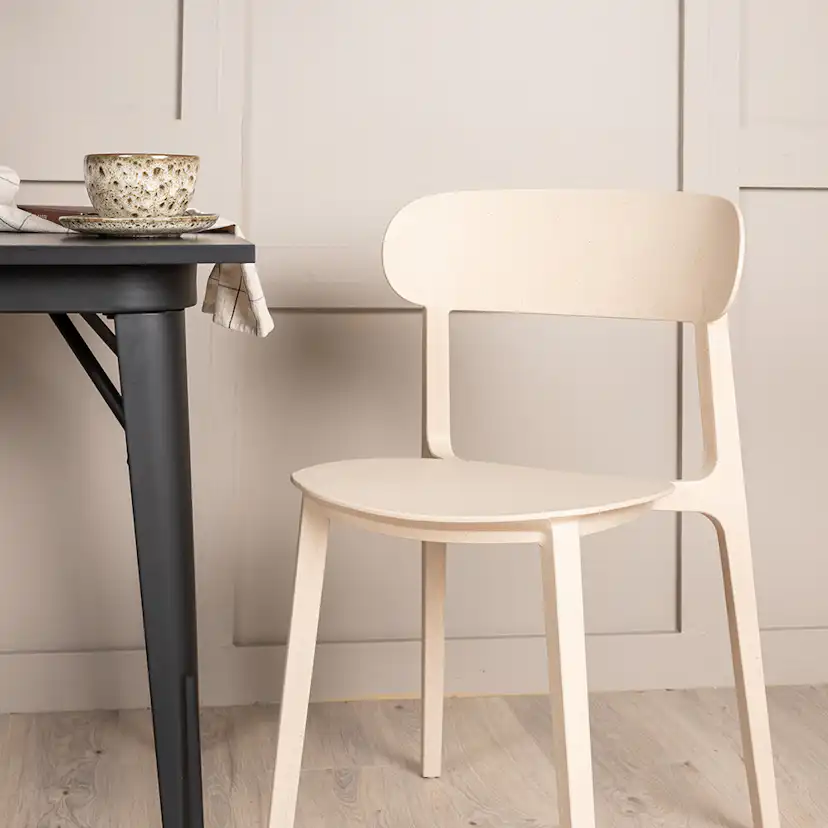 Matstol Venture Home Åstol Beige Stol i Plast 2 st