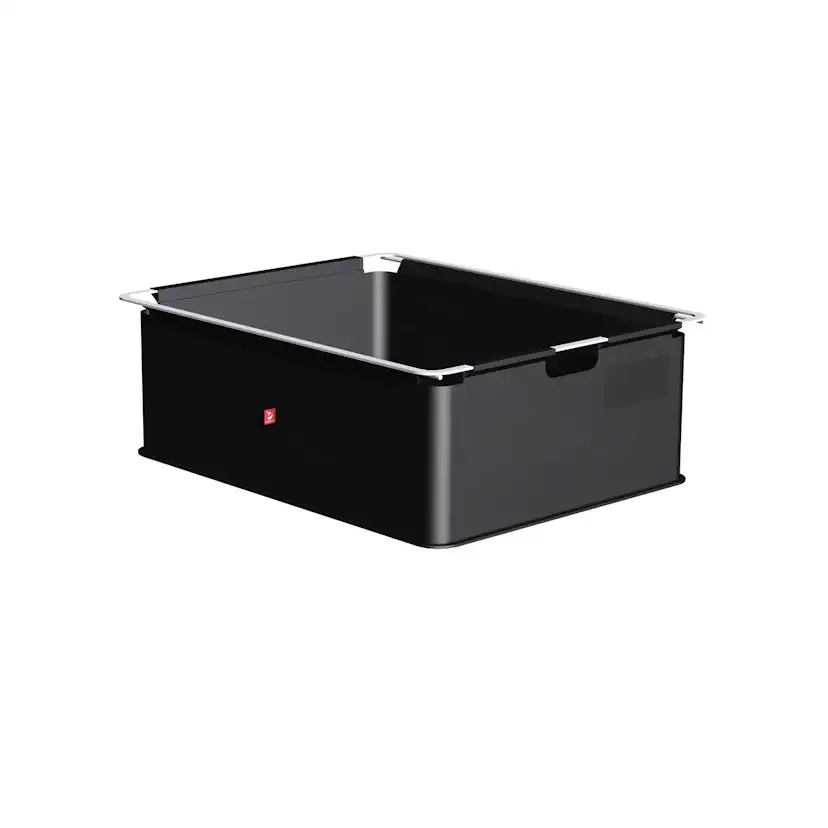 Tygback Lundbergs Wide Svart 427 mm