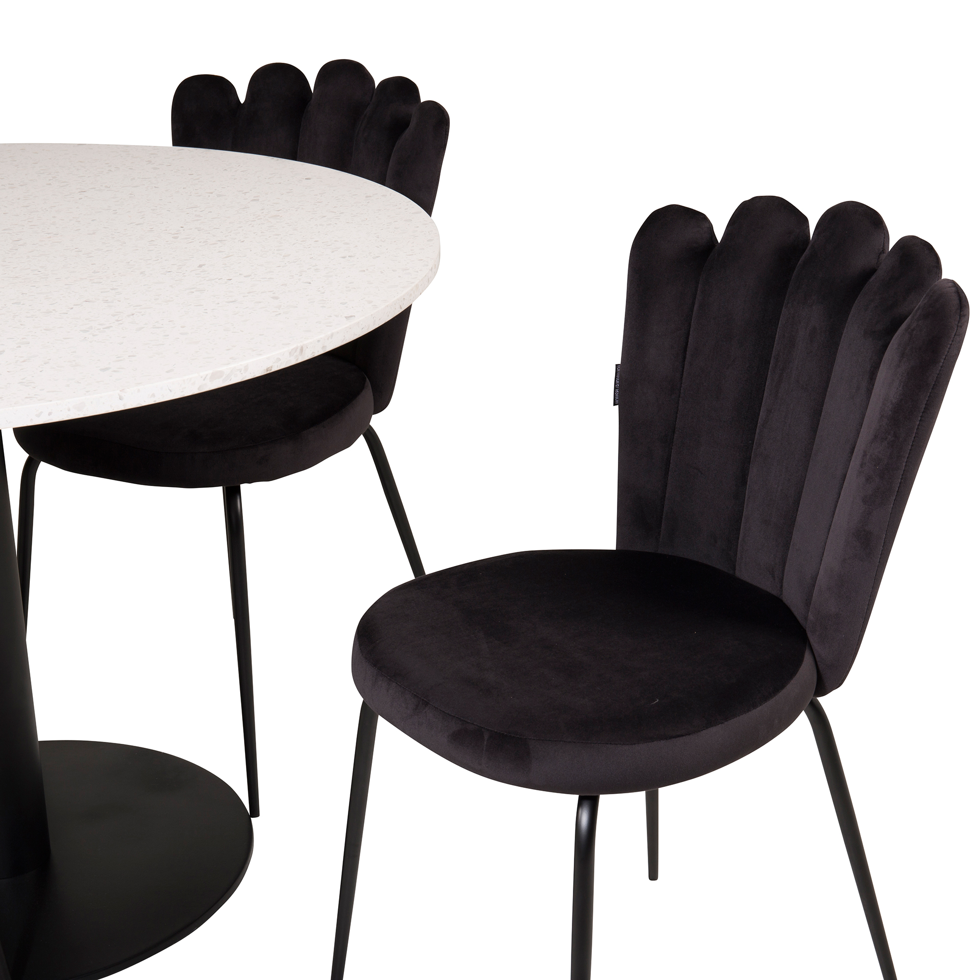 Matgrupp Venture Home Roxanna med 4 Limhamn Light Stolar