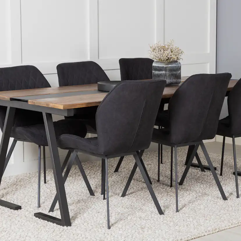 Matgrupp Venture Home Jane med 6 Geneva Stolar