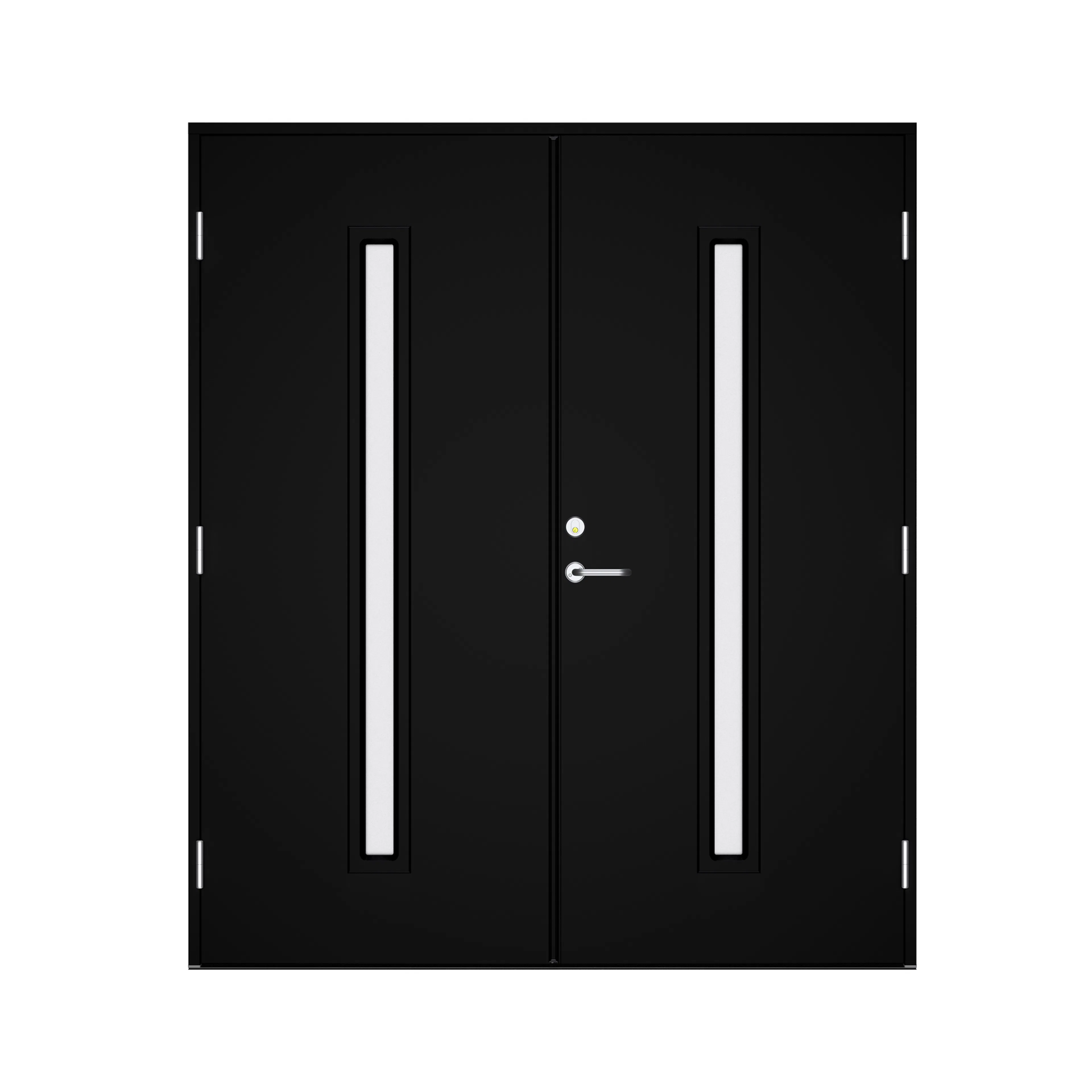 Parytterdörr Swedoor Clever-Line+ Hamra BxH: 160x210 cm NCS-S-9000-N