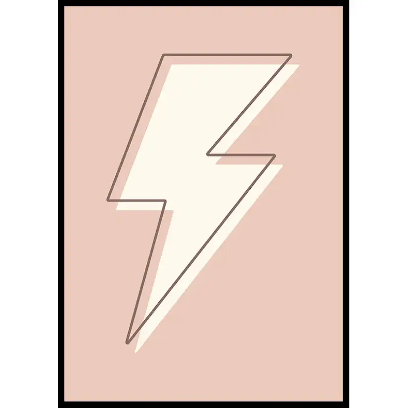 Poster Gallerix Flash In Pink