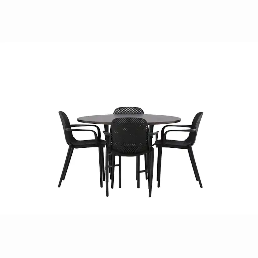 Matgrupp Venture Home Copenhagen med 4 Baltimore Stolar