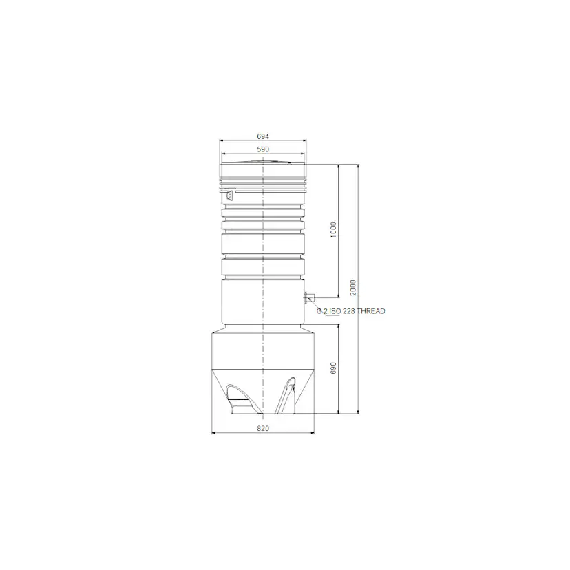 Pumpstation Grundfos PS.R.08.S.GC.SS50.A50.SEG