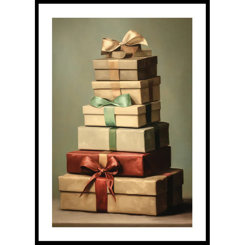 Poster Gallerix Pile Of Christmas Gifts No2