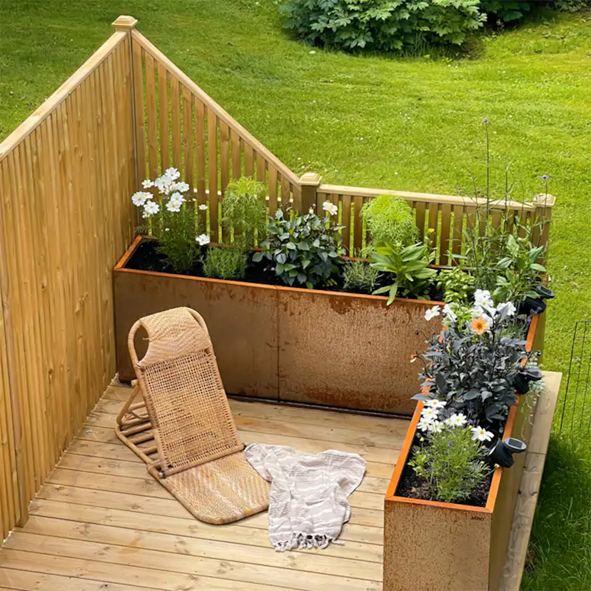Skärm Jabo Vertikal 1 Tryckimpregnerad Gran 159x159 cm FSC (B)