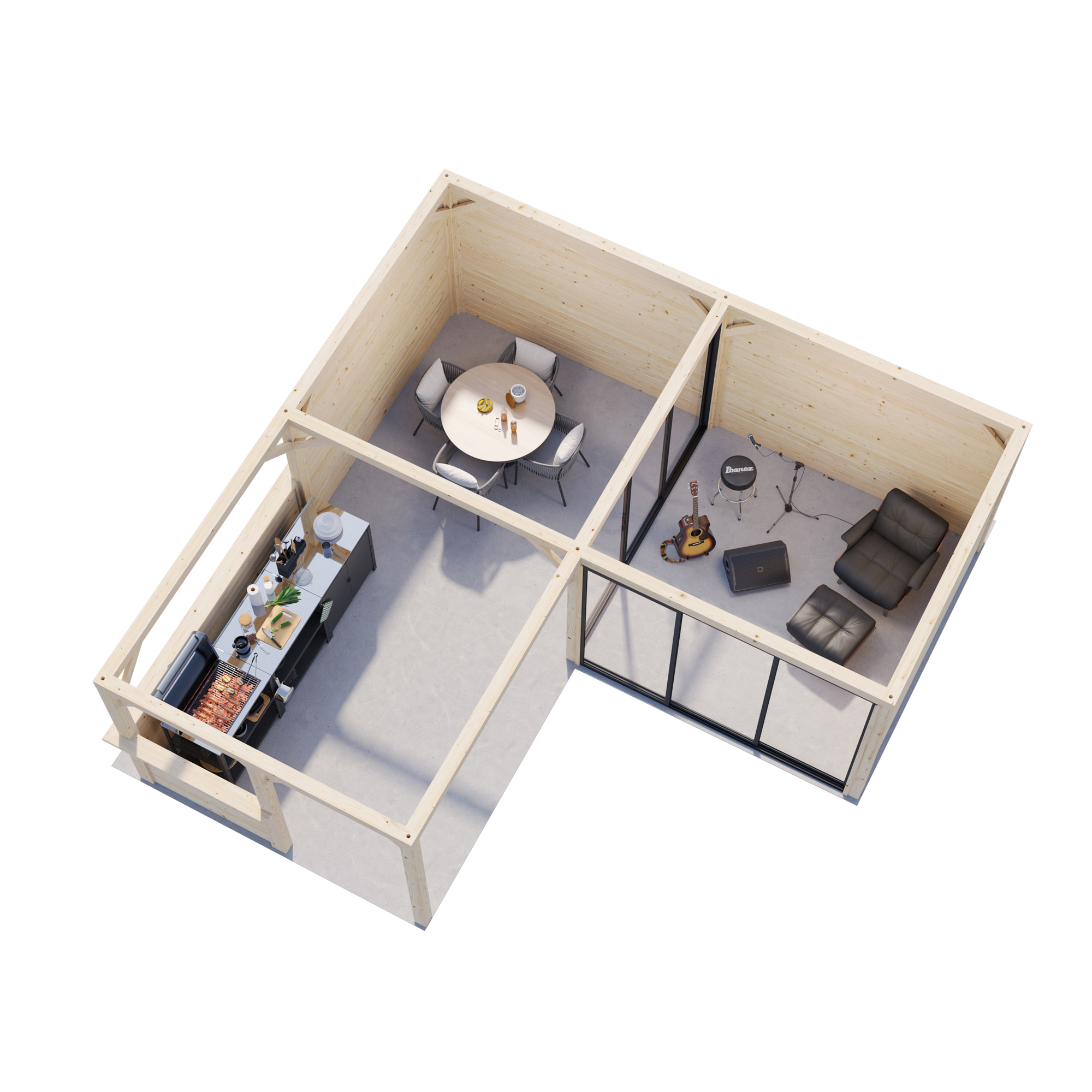 Uterum Palmako Bianca 24,9 m2 Set 509 Slide Plus