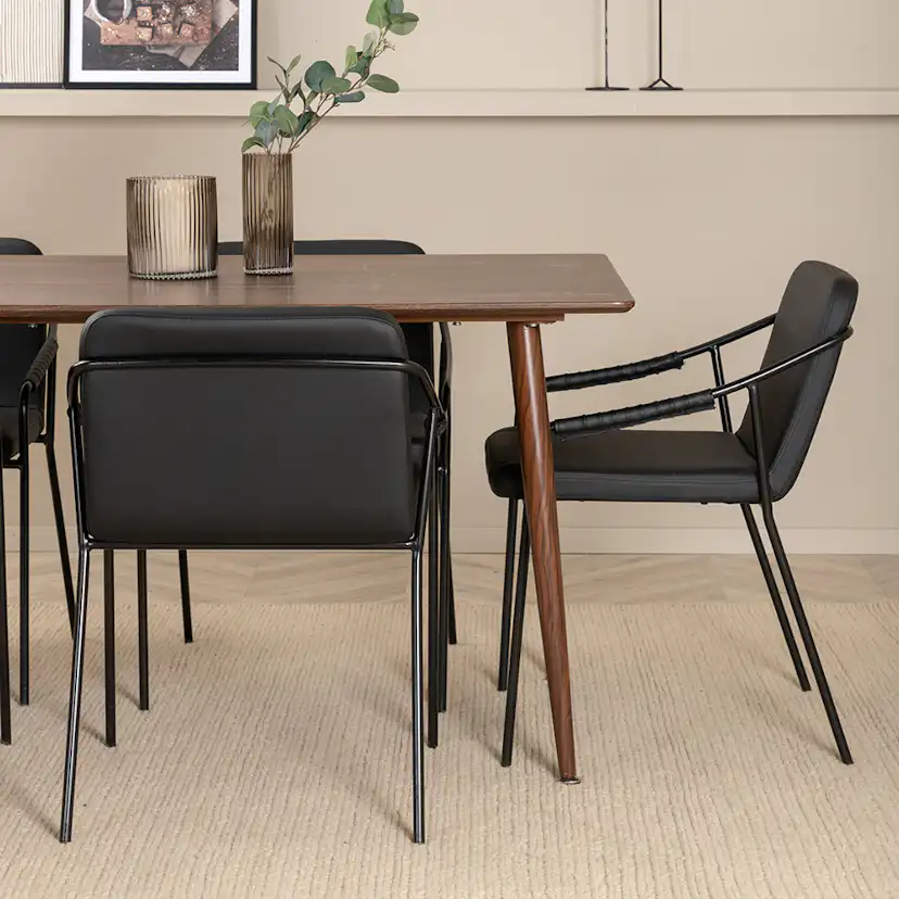 Matgrupp Venture Home Polar med 6 Tvist Stolar