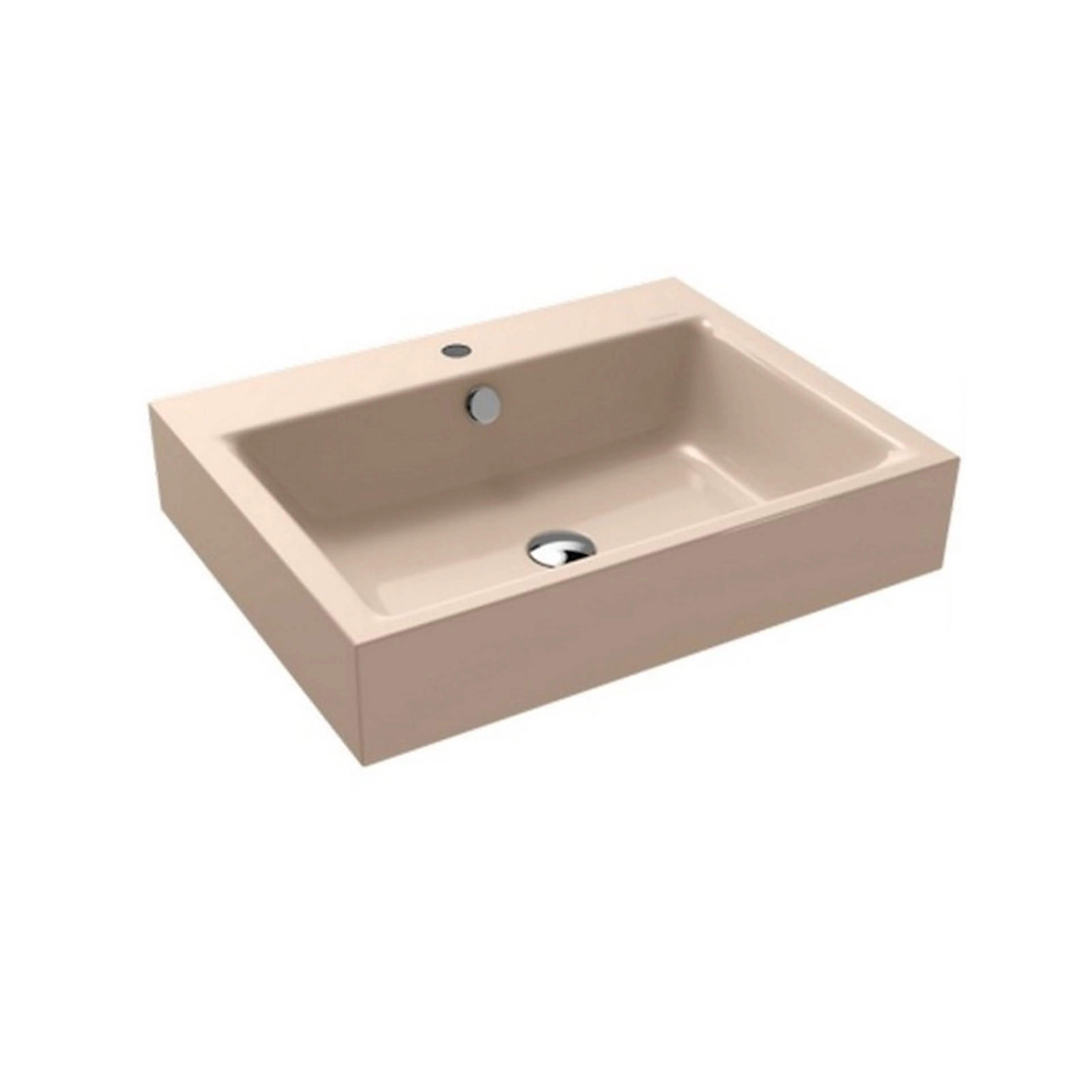 Tvättställ Vägghängd Puro Bahama Beige Bahama Beige, Bredd: 600 mm, Blandarhål: Ja