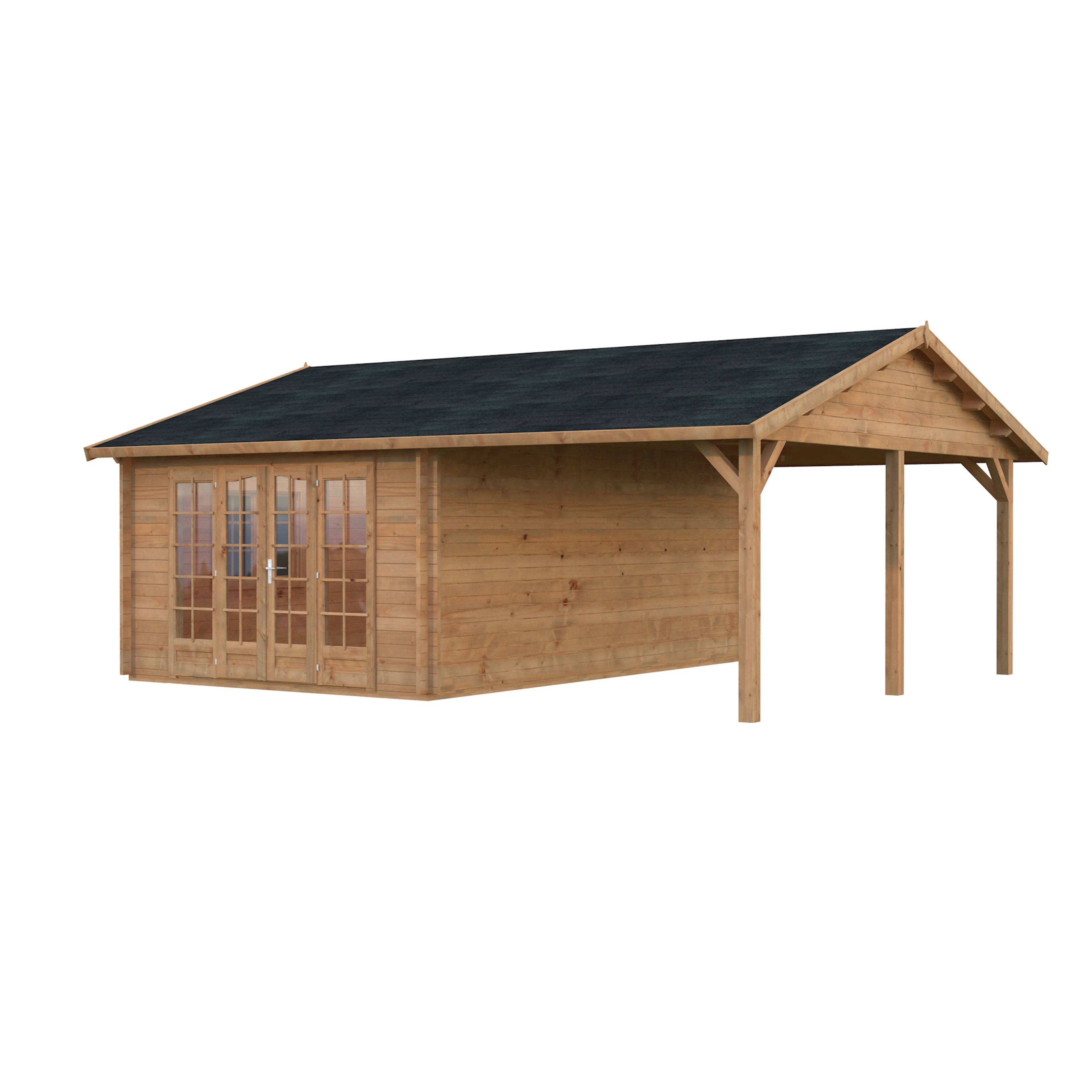 Irene 19,0+16,2 m2 BNDIP Impregnerad brun