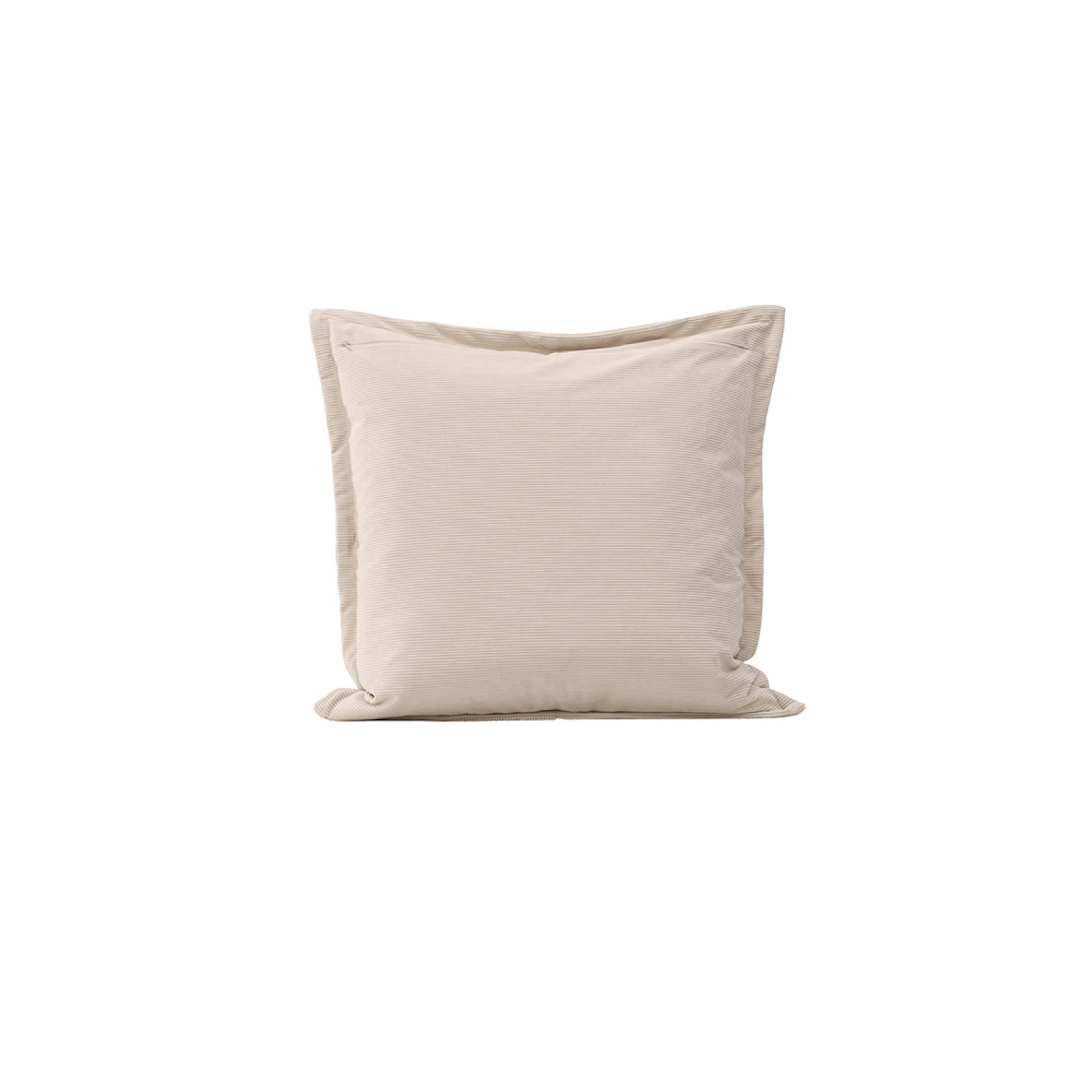 Lykke Cushion Cover Poly embossed velvet - Beige Beige