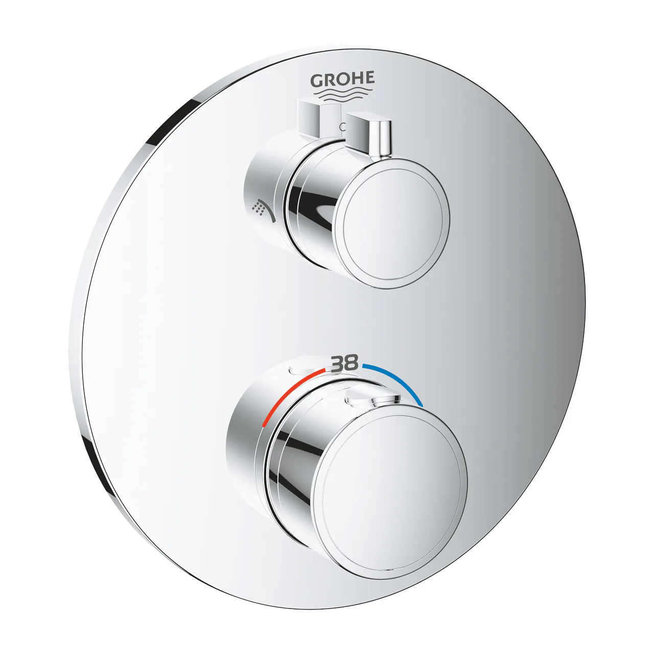 Duschblandare Grohe Grohtherm 24076 med 2 Ventiler