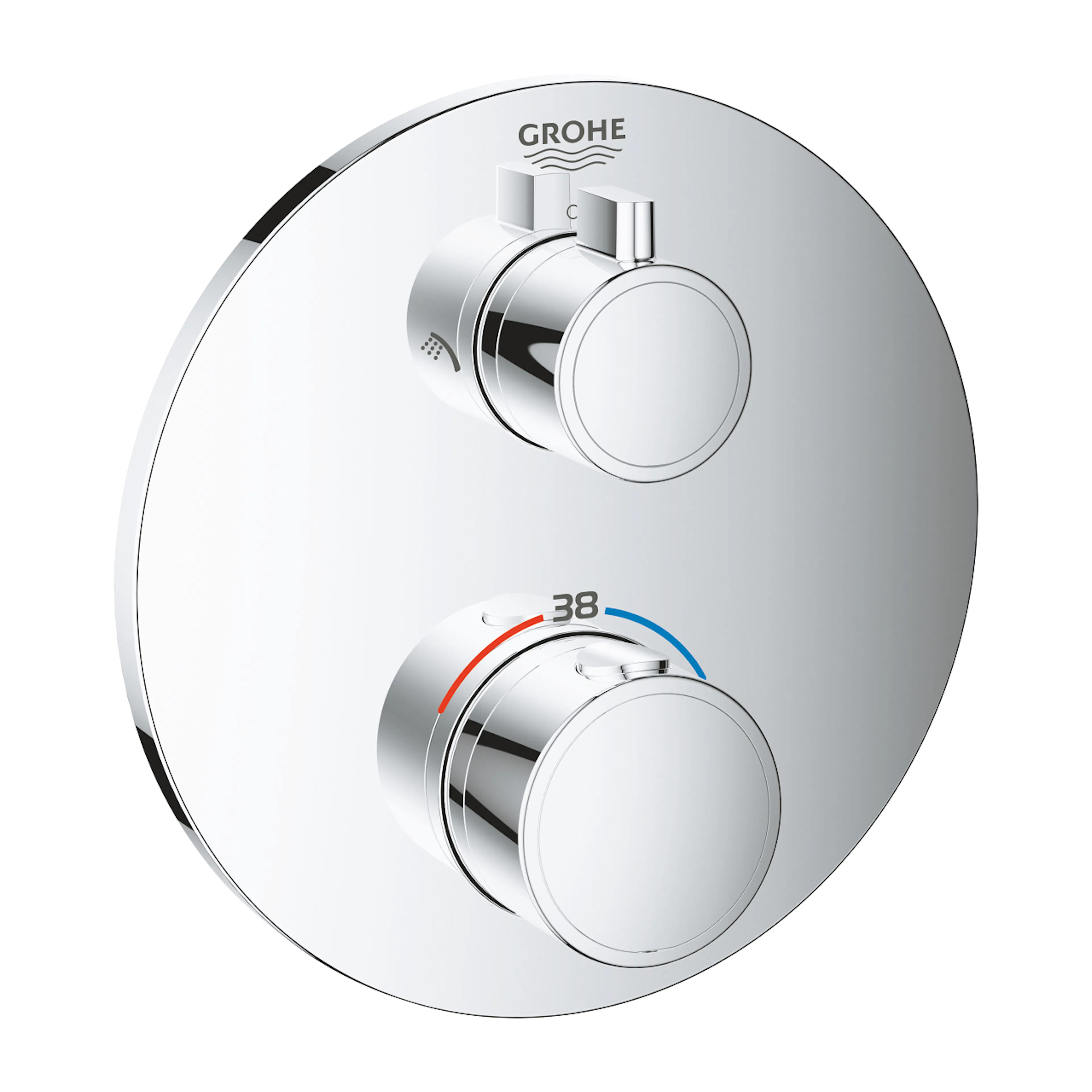 Duschblandare Grohe Grohtherm 24076 med 2 Ventiler