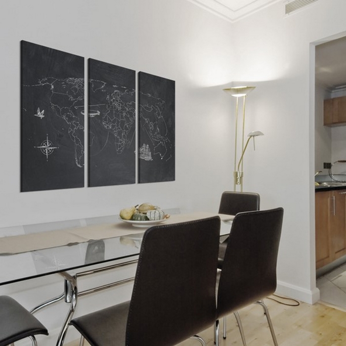 Tavla Arkiio Resa Runt Världen Triptyken