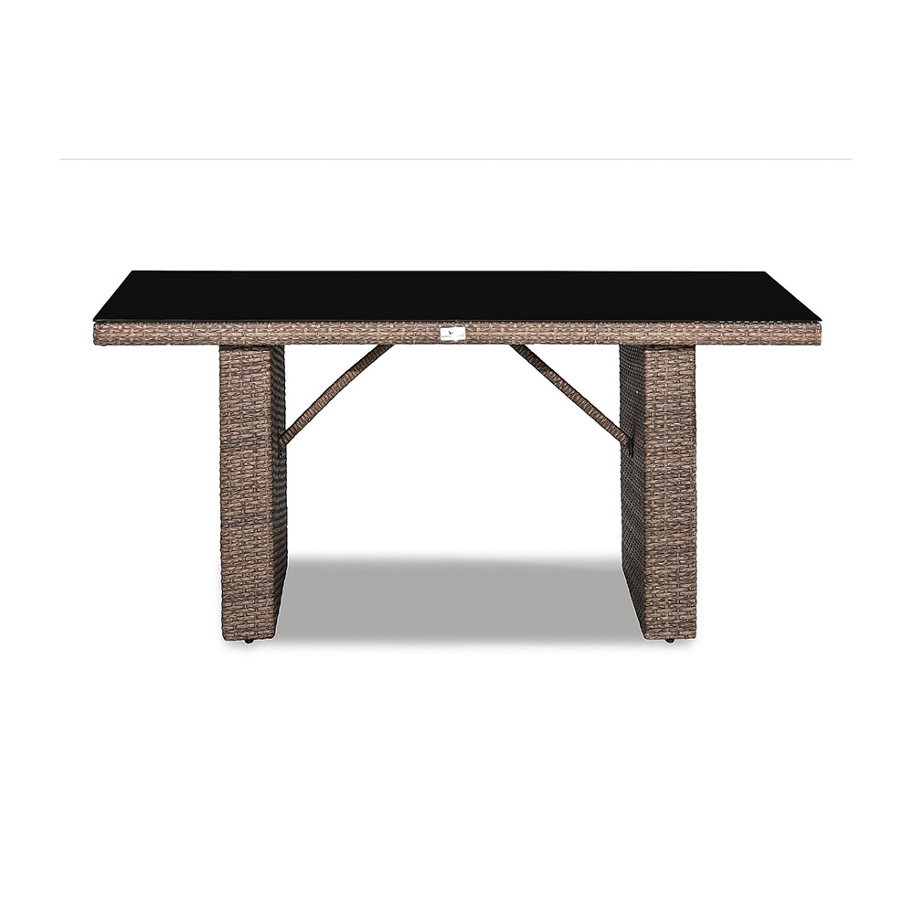 Utebord Comfort Garden James Glasskiva 85x145 cm Utomhus
