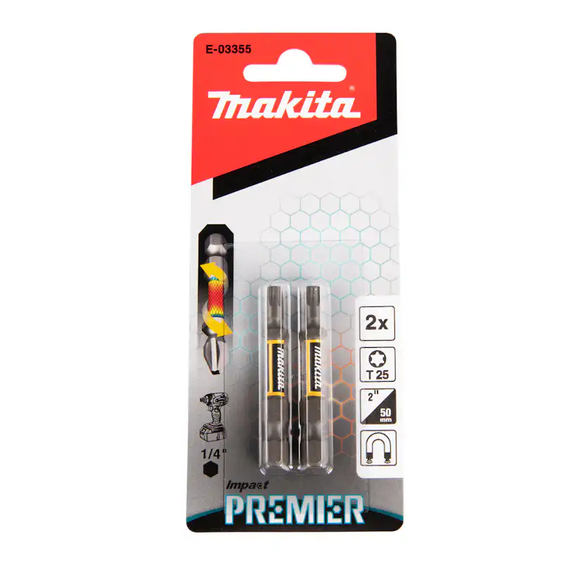 Bits Makita Impact Premier E-03355 50 mm 2-pack
