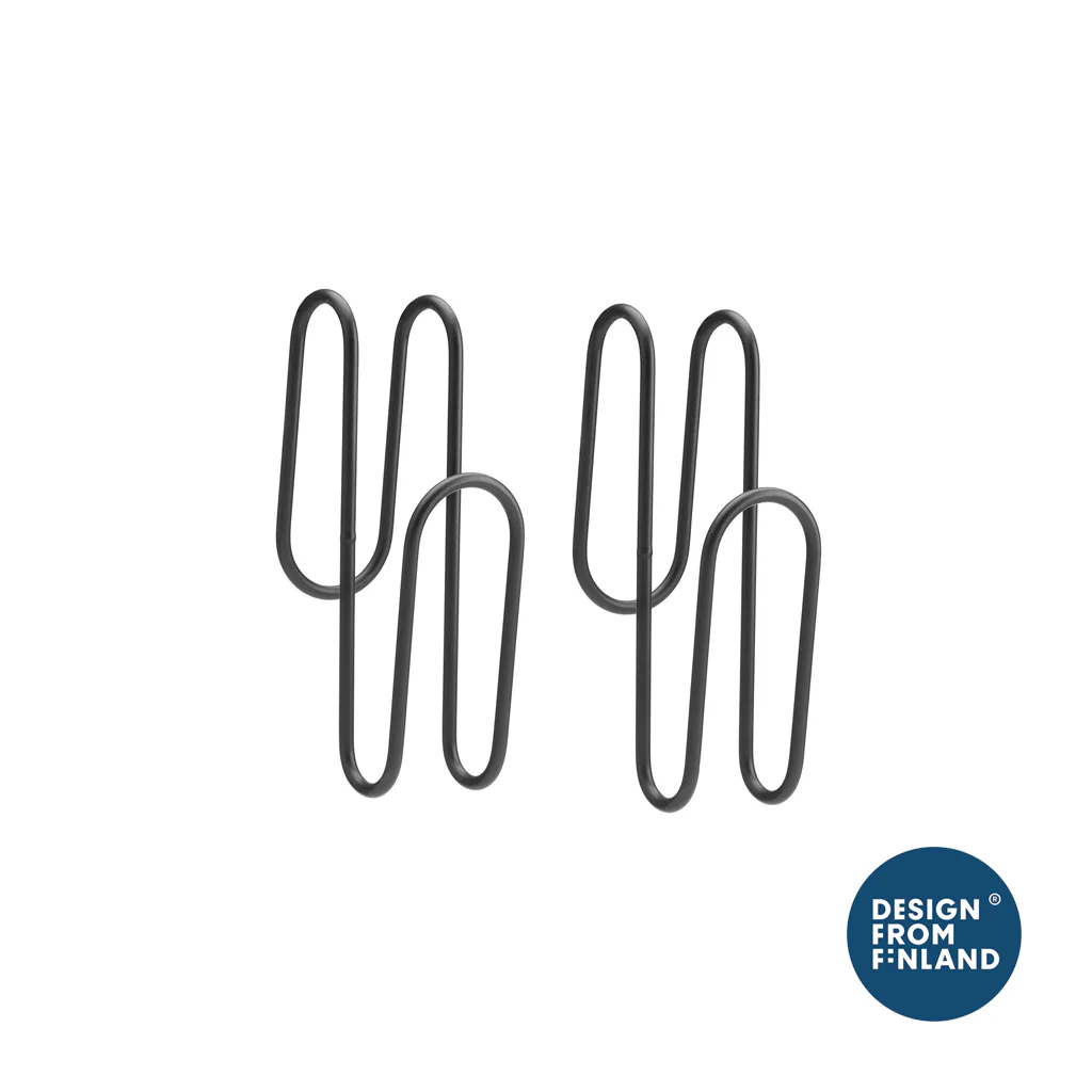 Accessory, rej-hangers, black Svart