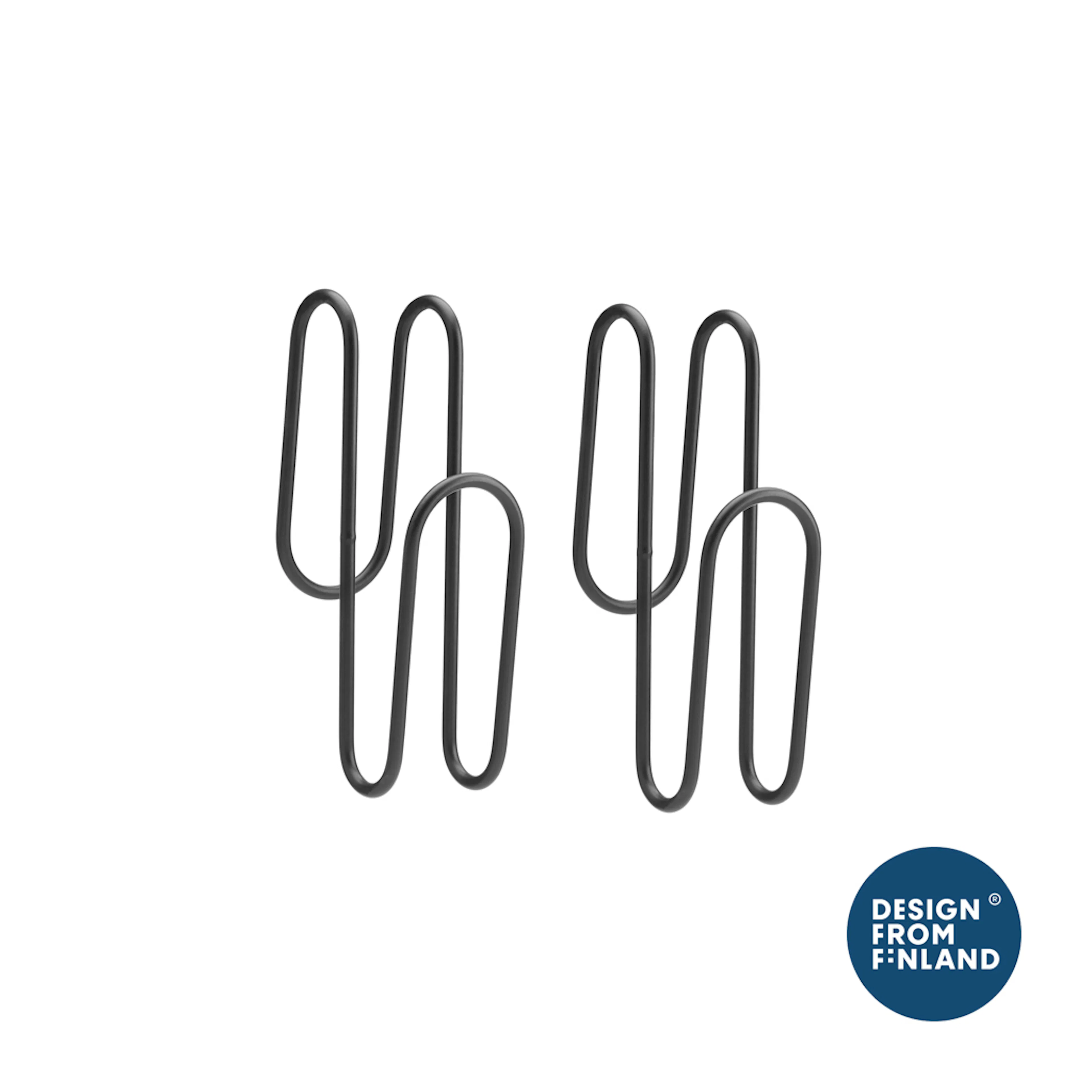Accessory, rej-hangers, black Svart