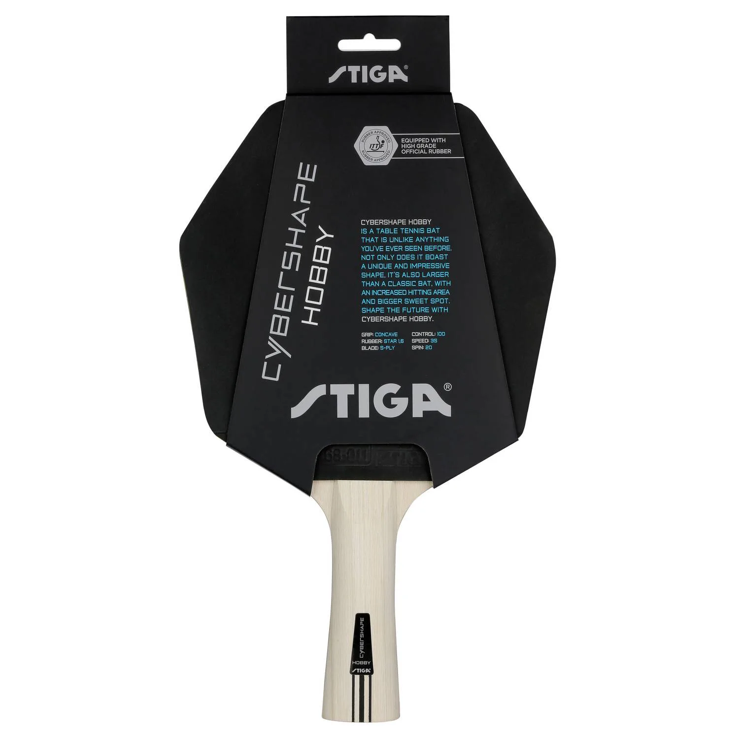 Pingisracket Stiga Sports Cybershape Hobby