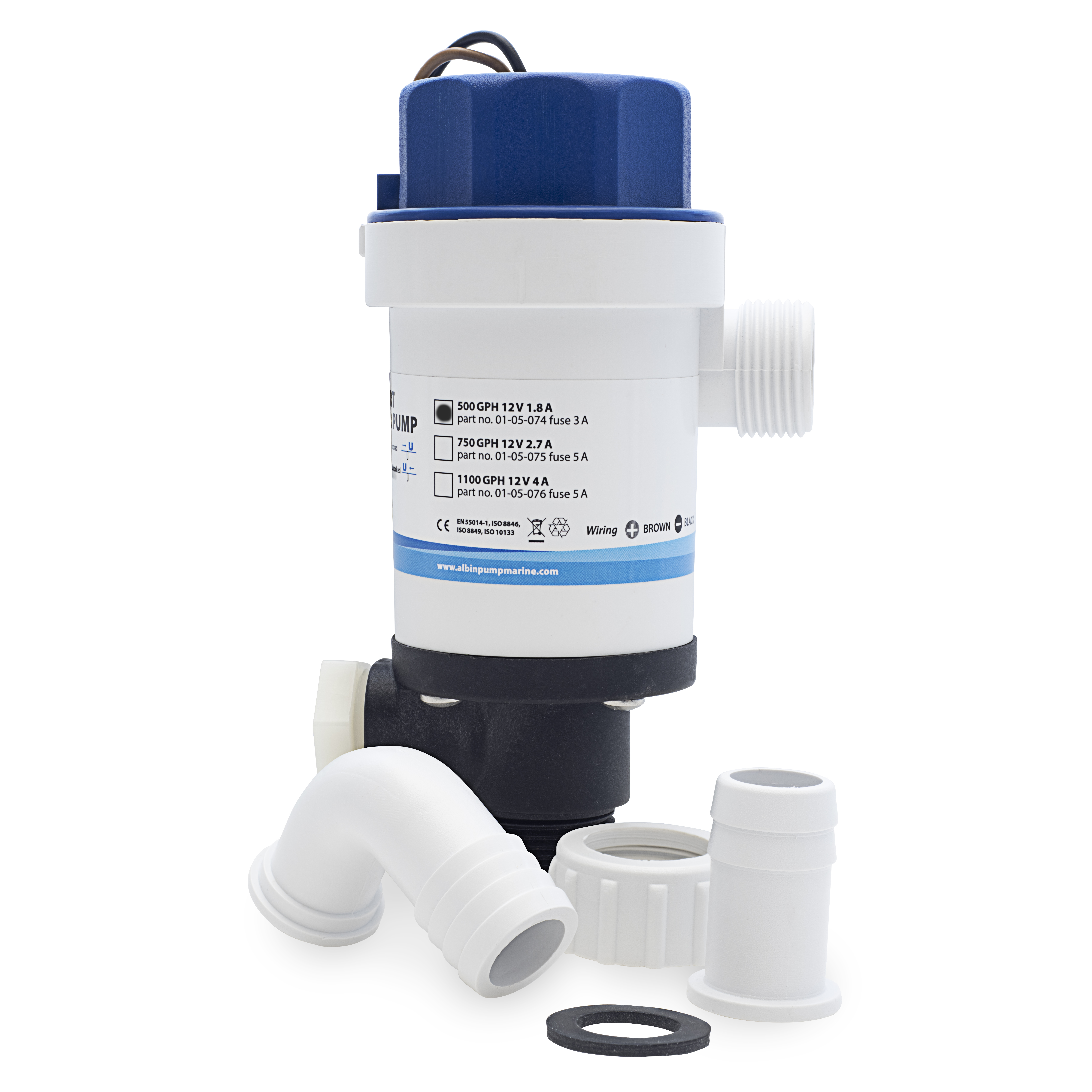 Pump Albin Group Marine Twinport Aerator 500 GPH 12V