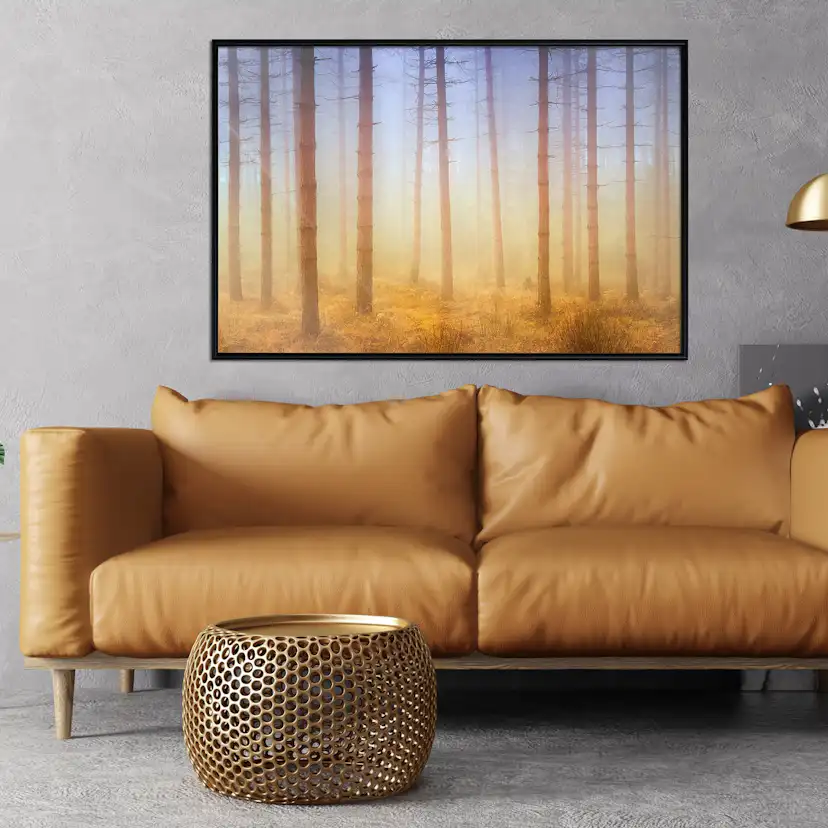 Poster Artgeist Affisch Foggy Forest