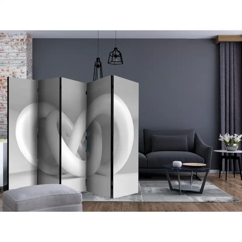 Rumsavdelare Arkiio White Weave II 225x172 cm