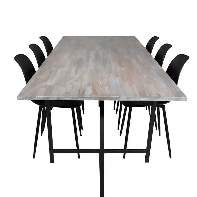 Matgrupp Venture Home Jenni med 6 Pop Stolar