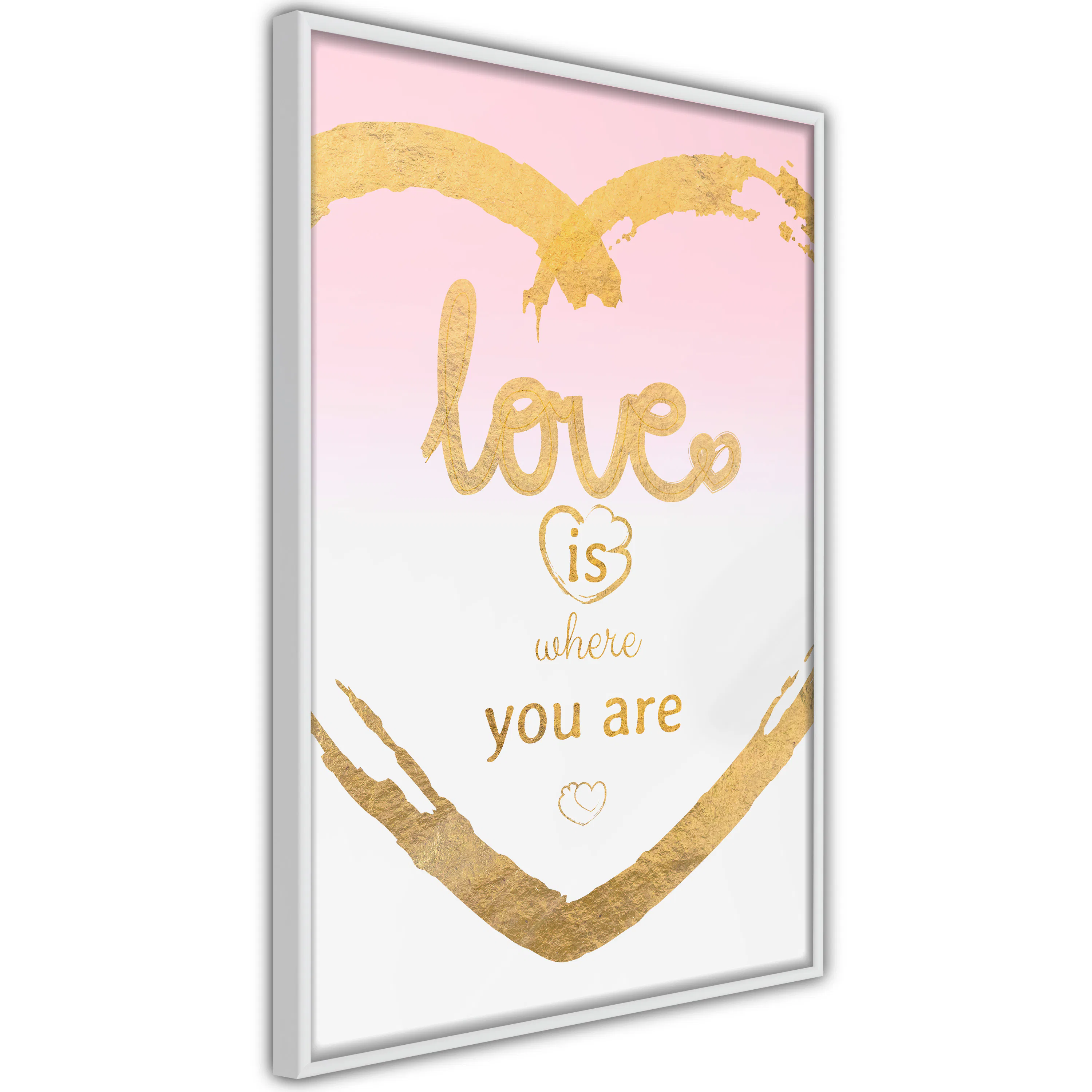 Poster Artgeist Affisch Love Is Where You Are