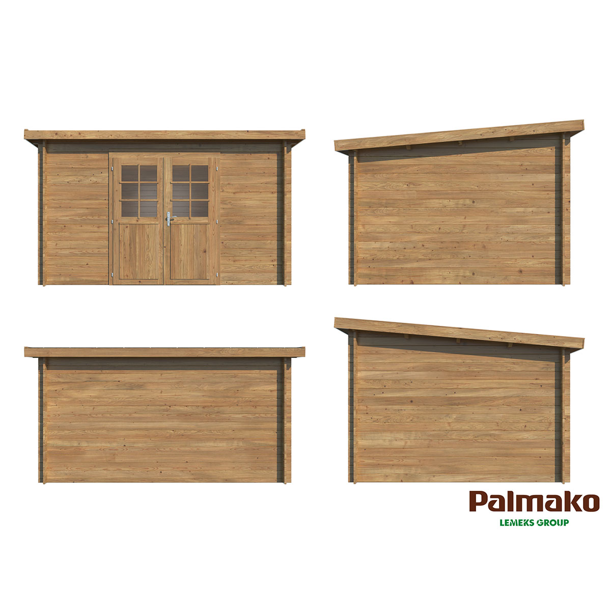 Stuga Palmako Alice 9,3 m2 (inv. 9,0 m2)