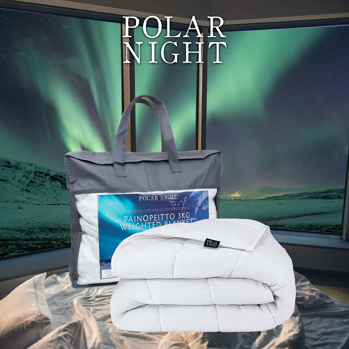 Tyngdtäcke Polar Night Bomull 150x200 cm