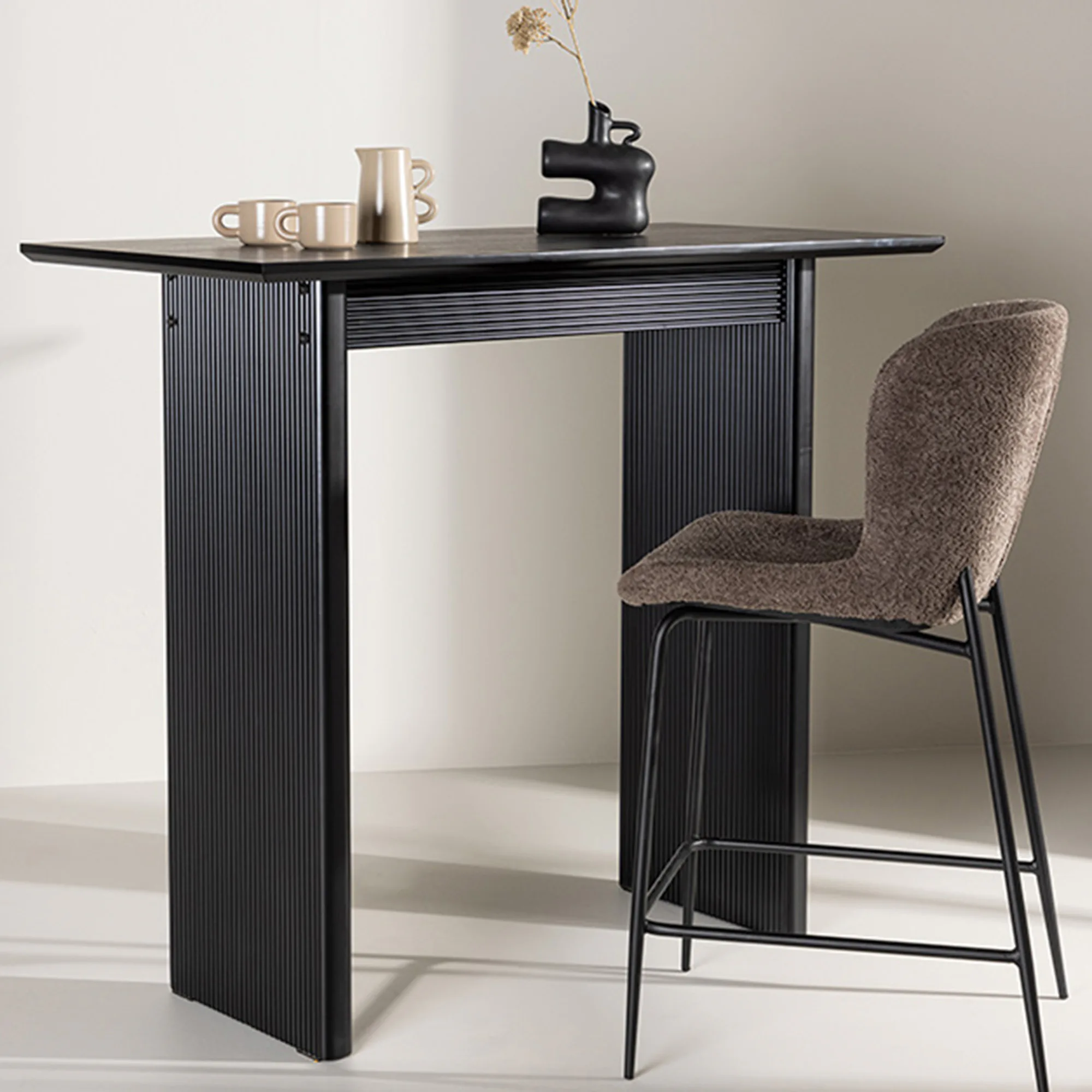 Barbord Venture Home Vail Ståbord Svart 120x60x105 cm