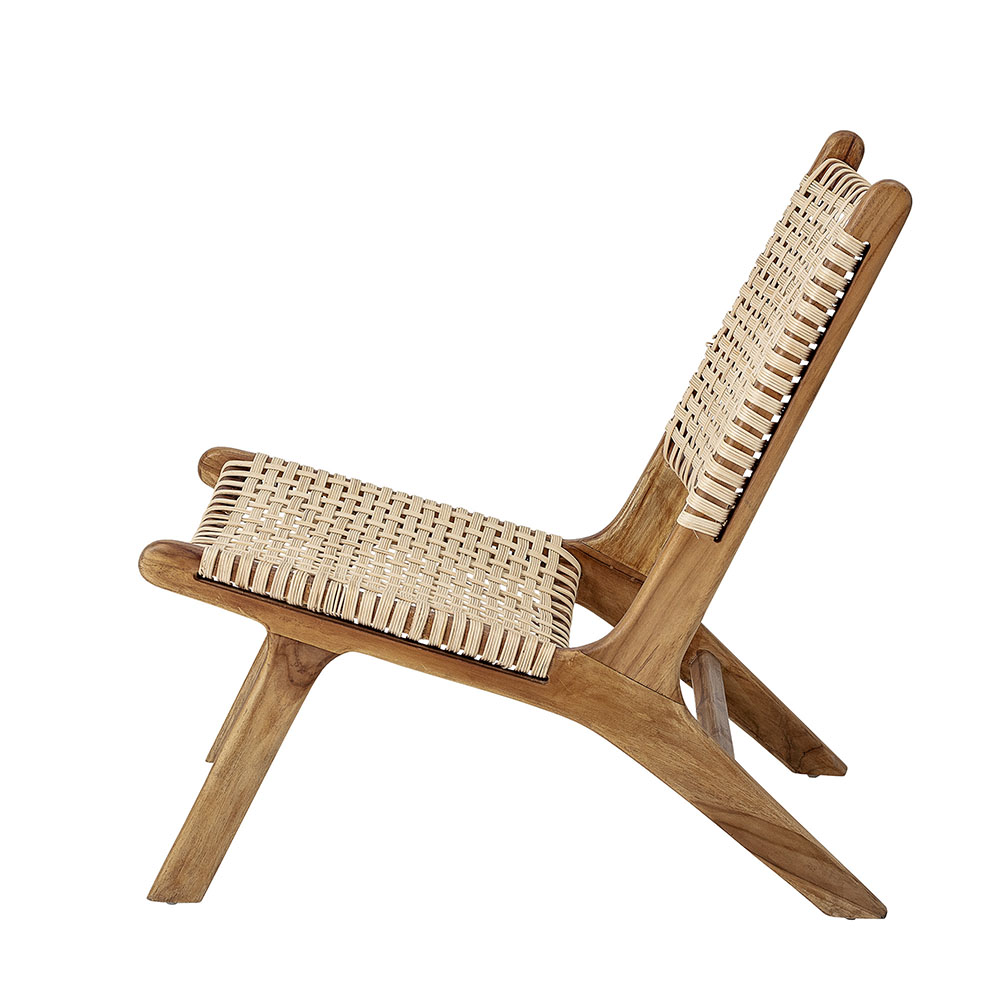 Fåtölj Bloomingville Keila Loungestol i Teak & Rotting