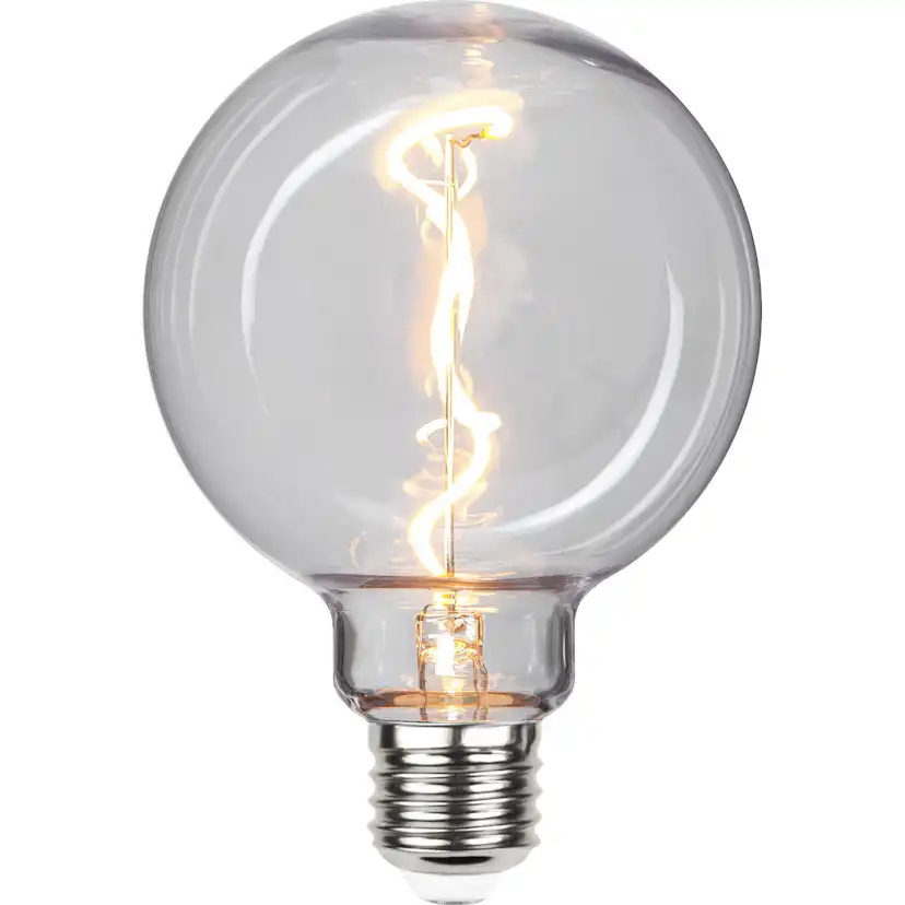 LED-lampa Star Trading E27 G95 Outdoor Lighting PC Cover Filament 2200K