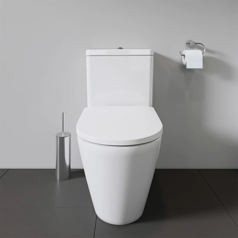 Toalettstol Duravit D-Neo 200209 Rimless med Mjukstängande Hårdsits