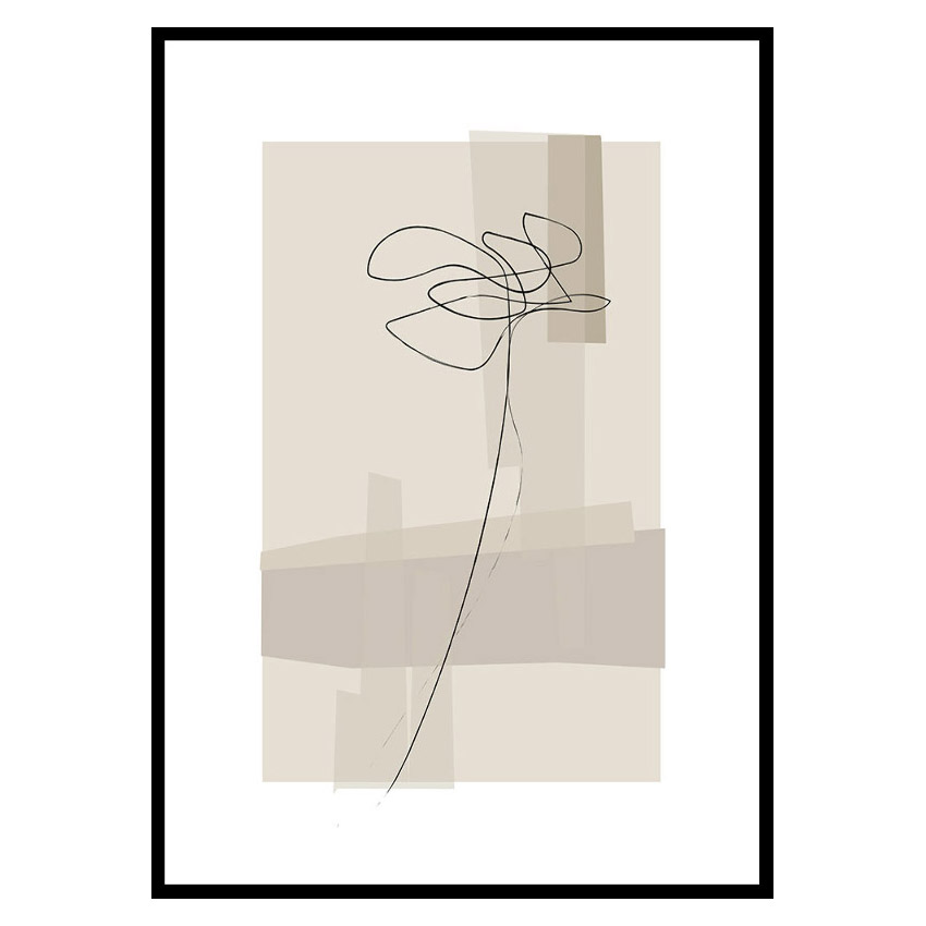 Poster Gallerix Abstract Flower No2