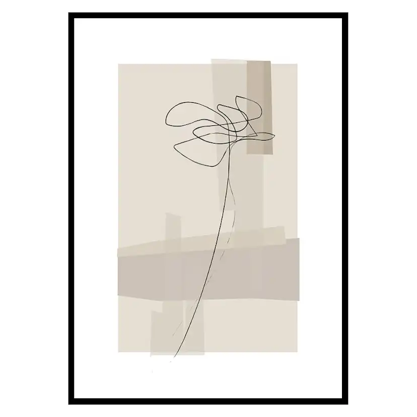 Poster Gallerix Abstract Flower No2