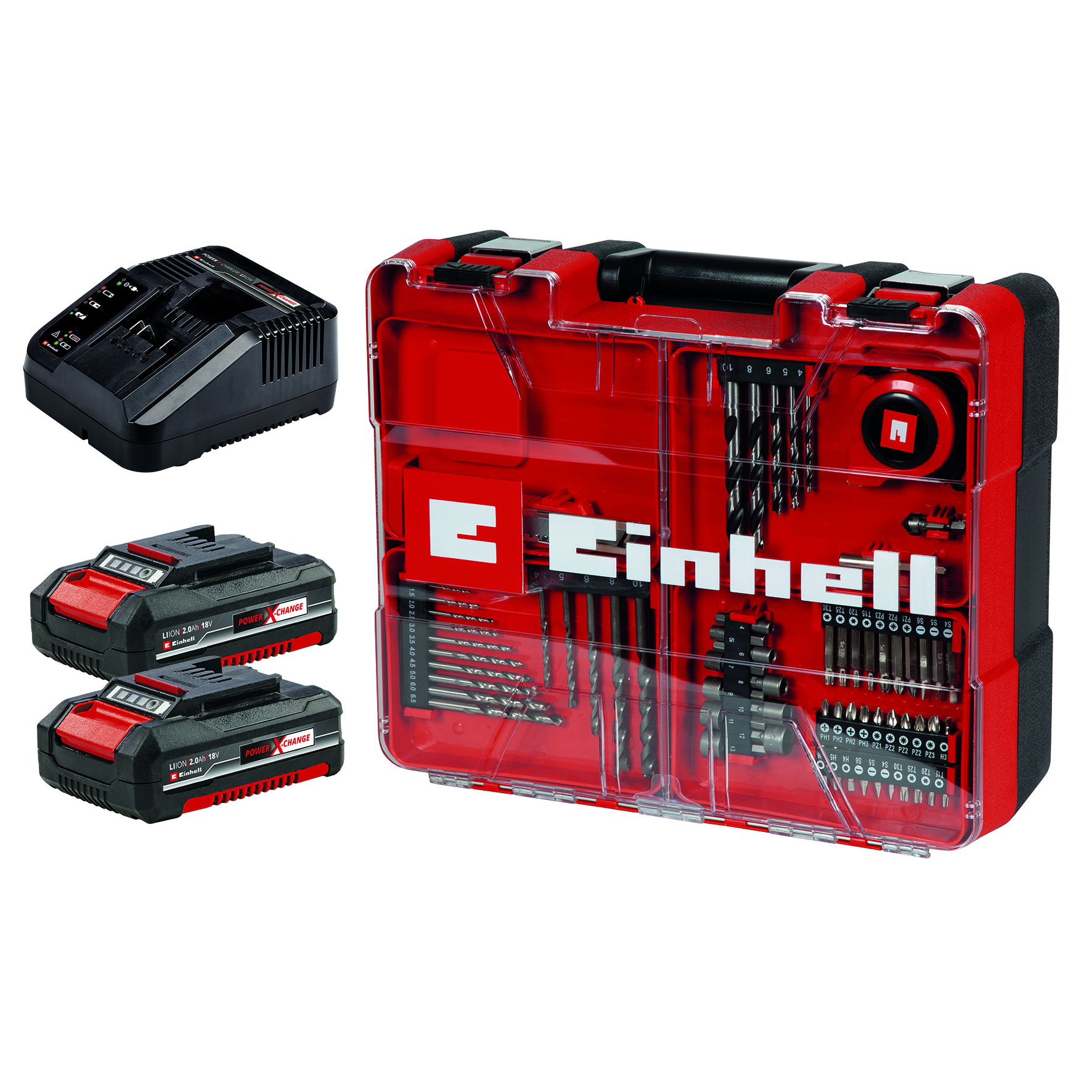 Slagborrmaskin Einhell TE-CD 18/40 Kit (2x2,0Ah)