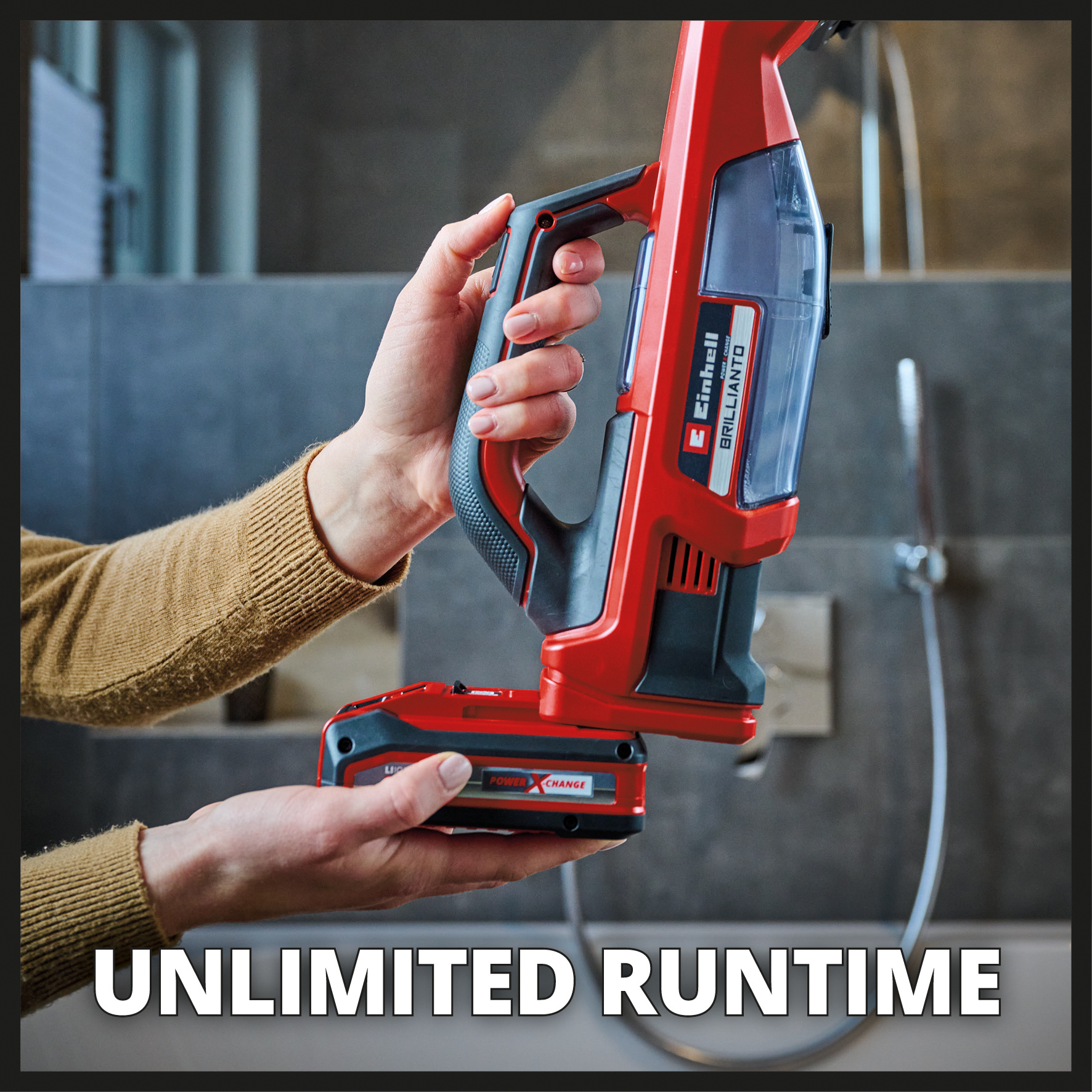 Fönsterrengörare Einhell BRILLIANTO Sladdlös utan Batteri