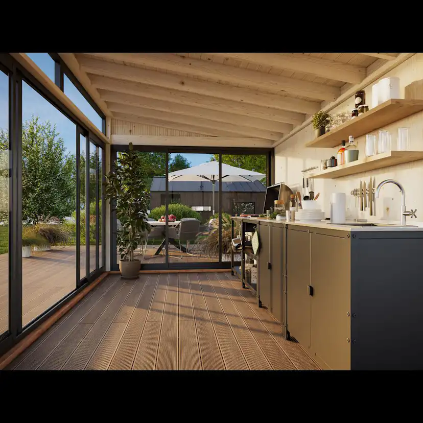 Uterum Palmako Saga 12,5 m² (inv. 11,6 m²) Slide Plus