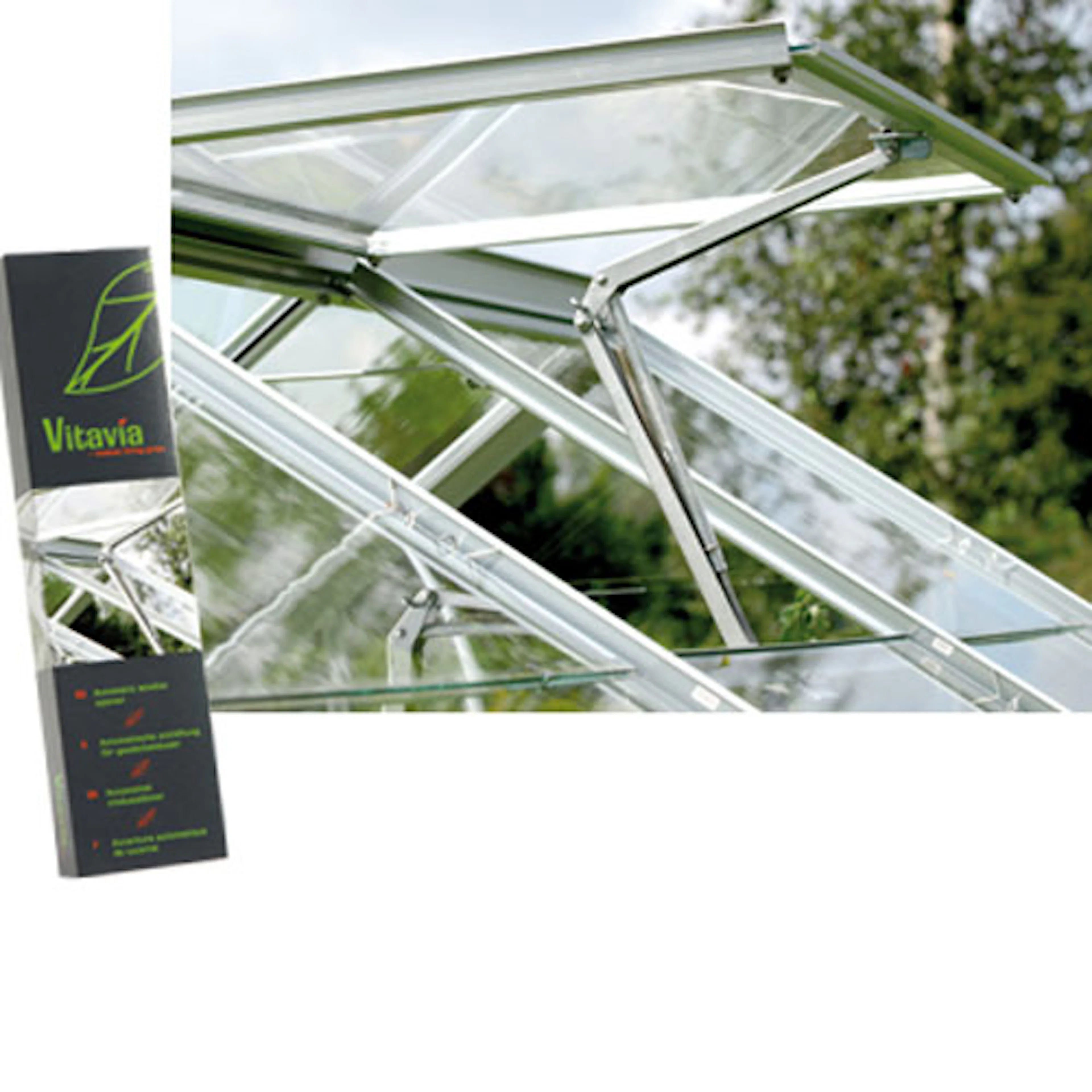 Automatisk Fönsteröppnare Vitavia Sesam Spiro för Växthus, Temperaturstyrd