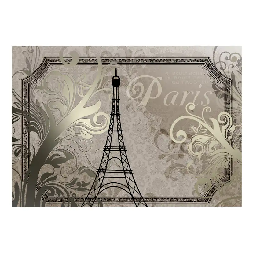 Vintage Paris - gold 100x70 Storlek: 100x70 cm