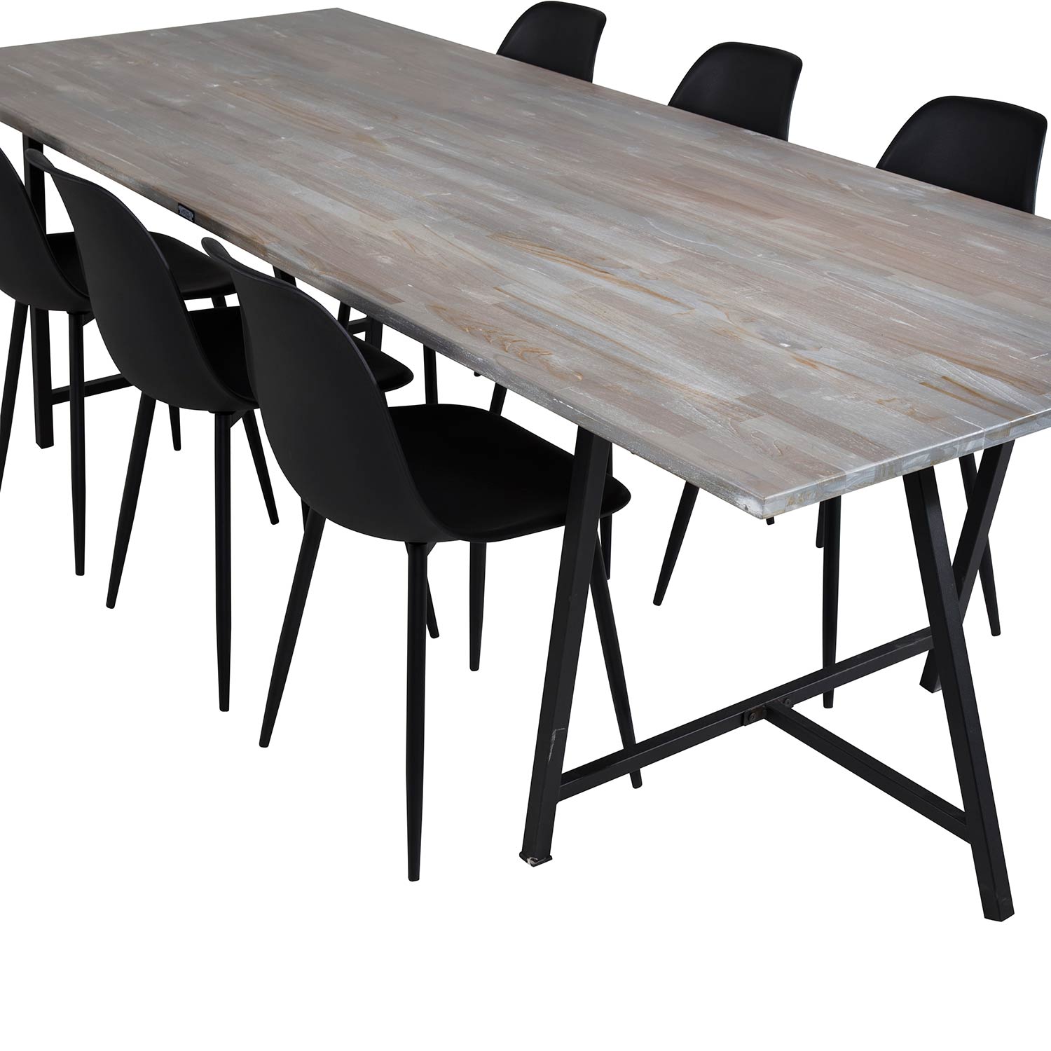 Matgrupp Venture Home Jenni med 6 Pop Stolar