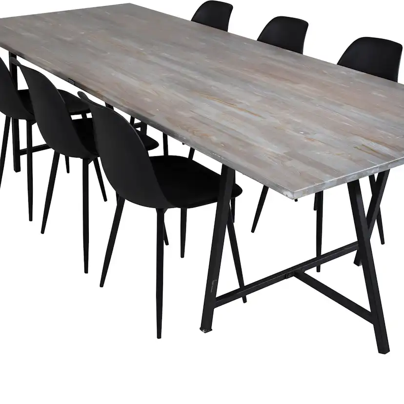 Matgrupp Venture Home Jenni med 6 Pop Stolar