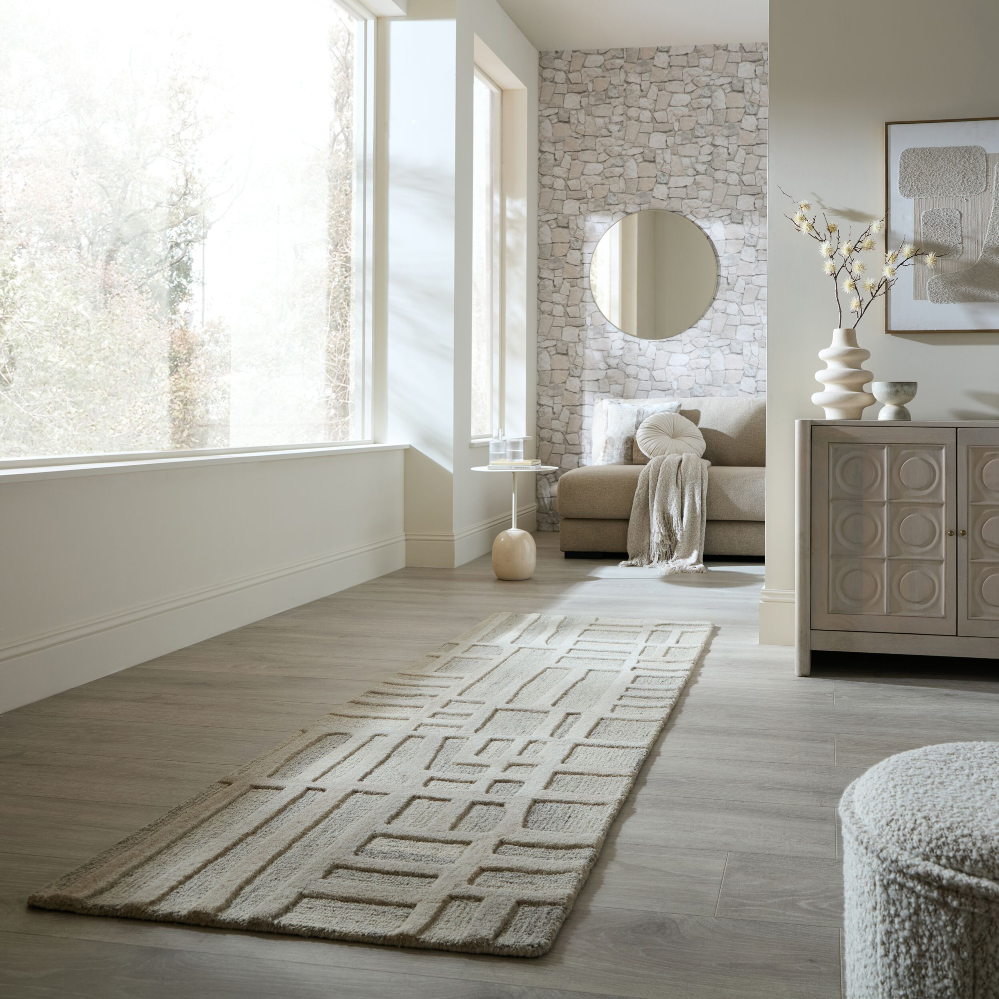 Gångmatta Flair Rugs Elva Wool