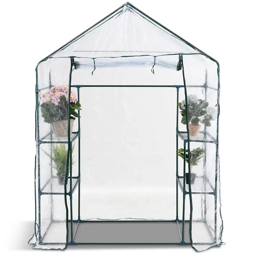 Växthus Metalcraft 1,04 kvm Transparent Rektangulärt