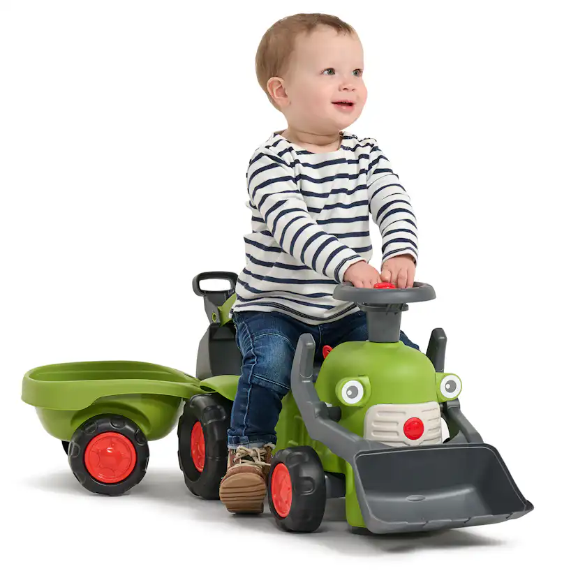 Traktor Falk Claas Vintage Med Ratt, Tuta & Tillbehör