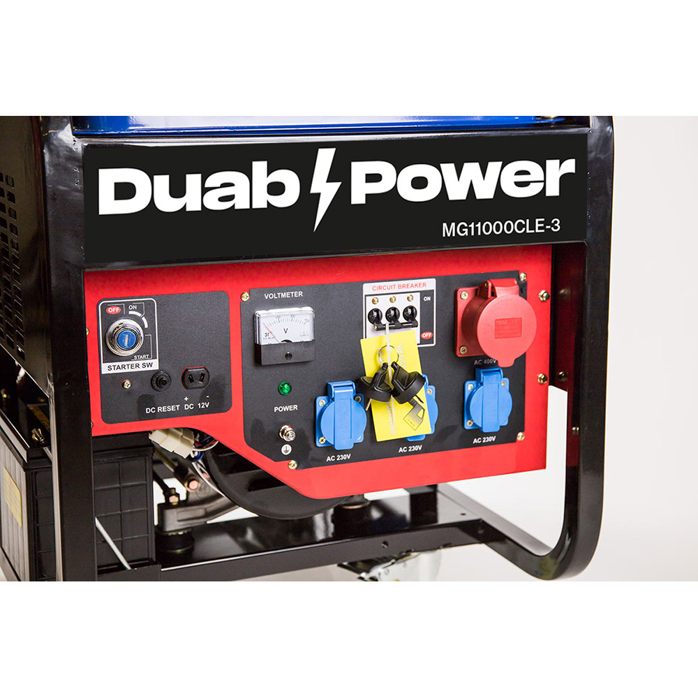 Elverk Duab-Power MG11000CLE-3 1-fas/3-fas Bensin